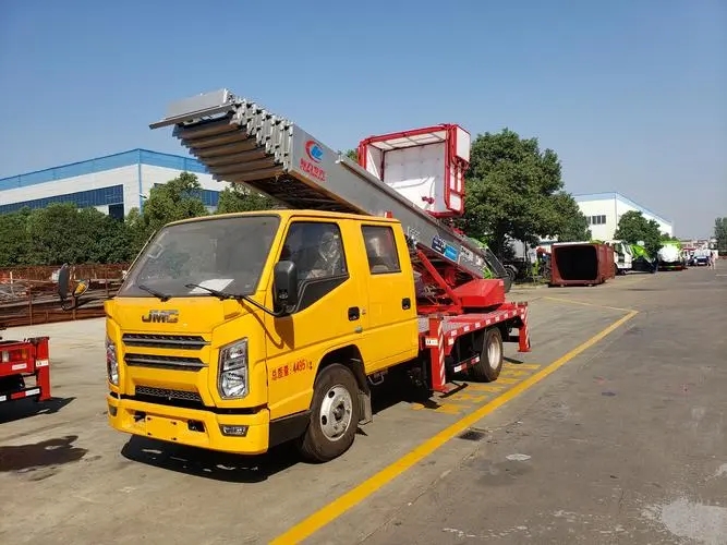 鄱阳县附近云梯车出租 砂石搬运